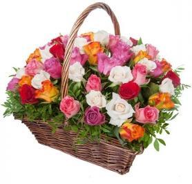 Композиция из роз «Цветочная фея»